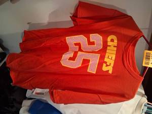 lot 25779 image: Brand New with Tags Number 25 Charles Chiefs Shirt Size L