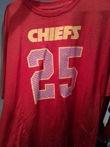 lot 25780 image: Brand New with Tags Number 25 Charles Chiefs Shirt Size L