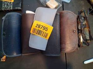 lot 26795 image: Various Eye Glasses Cases and Prescription Glasses
