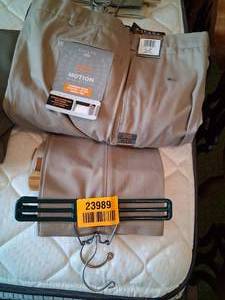 lot 23989 image: Brand New with Tags Lot of 4 Savane Khaki Pants Size 40x32