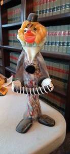lot 23922 image: Murano Glass Clown Figurine