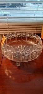 lot 23949 image: Imperlox Genuine Hand Cut Crystal Bowl