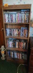 lot 23952 image: Bookshelf of Movie DVDs, Including Classic Movies