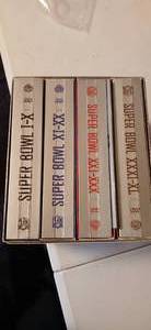 lot 24086 image: Set of 4 DVD Super Bowl DVDs