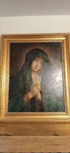 lot 24253 image: Copy of Giovanni Battista Salvi da Sassoferratos Iconic 17th-Century Work, The Madonna in Sorrow