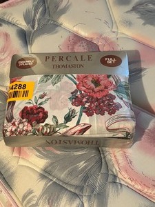 lot 24288 image: Brand New in Package Percale Full Size Floral Sheets