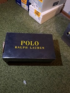 lot 23968 image: New Polo Ralph Lauren Navy and Brown Shoes Size 10.5