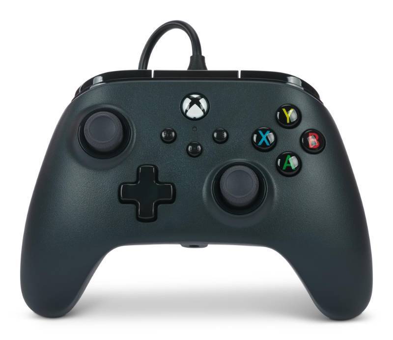 lot 28367 image: PowerA Wired Controller for Xbox Series XS - Black, gamepad, wired video game controller, gaming controller, works with Xbox One and Windows 1011