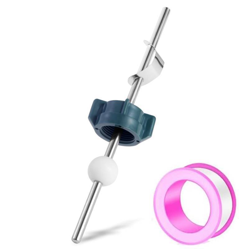 lot 37843 image: FullMayPro Lavatory Pop Up Center Piece Assembly,Pop Up Drain Repair Kit,Fits Most Popular Brands Replacement for PS2673,PS469 and PSB327,Replacement Bathroom Sink Pivot Rod,18MM Ball, Chrome 1PC