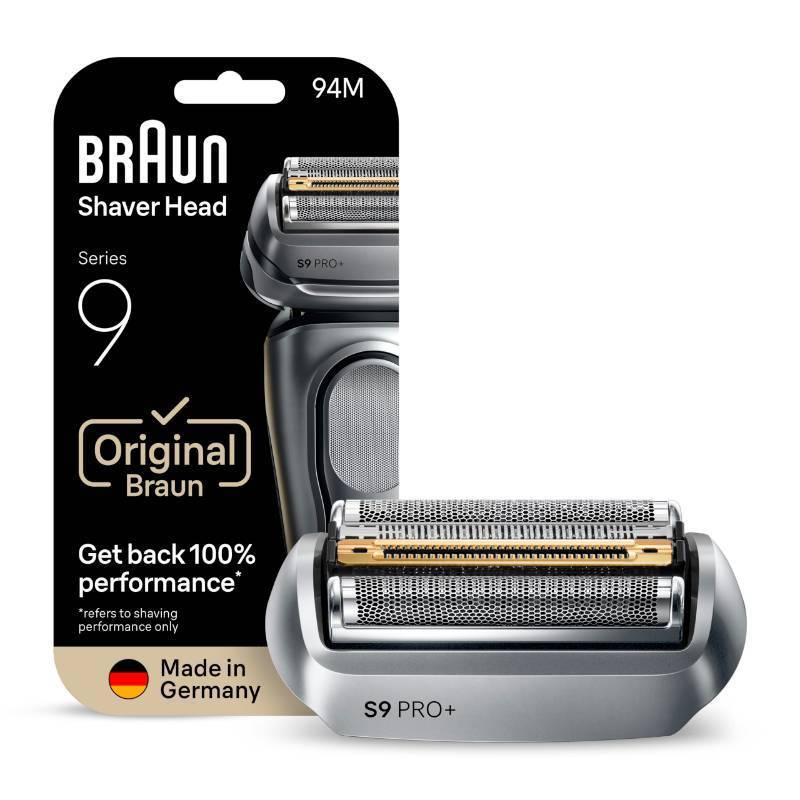 lot 53797 image: Series 9 Mens Electric Shaver Head Original Replacement Blade, Silver 94M