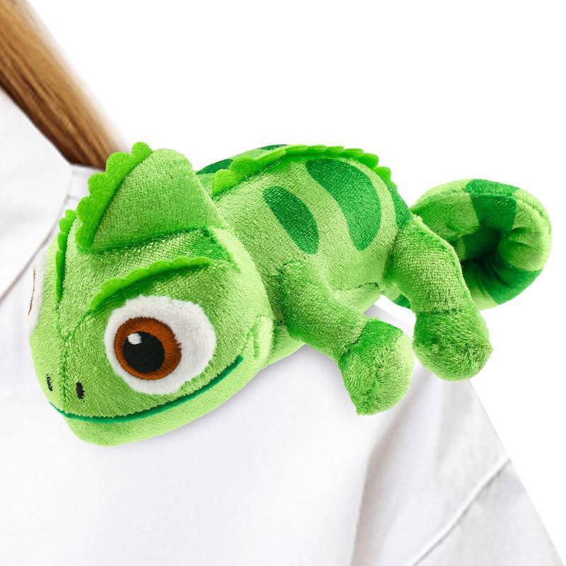 lot 37868 image: Chameleon Plush Dolls Girls and Children Chameleon Shoulder Plush Lizard Cosplay Props Merch Gifts for Women Adults Green