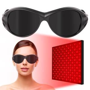 lot 28865 image: FreeMascot Red Light Therapy Glasses, Laser Safety Glasses IPL 200-2000nm, Eyes Protection for Tanning Goggles and Red Light Therapy
