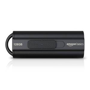 lot 28868 image: Amazon Basics 128 GB Ultra Fast USB 3.1 Flash Drive, Black