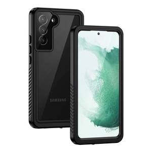 lot 28897 image: Lanhiem for Samsung Galaxy S22 Plus Case, IP68 Waterproof Dustproof Case with Built-in Screen Protector, Heavy Duty Full Body Protective Phone Case for Samsung S22 Plus 5G, BlackClear
