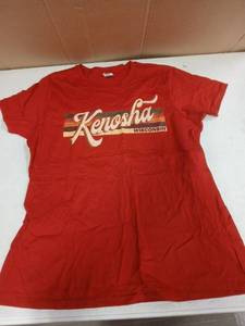 lot 28902 image: Kenosha Wisconsin - Retro 1970s 80S Style T-Shirt Womens XL Red