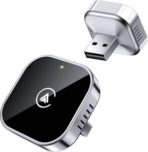 lot 39211 image: Teeran 2 in 1 Wireless CarPlay and Android Auto Adapter, Easy Setup Plug and Play, Fast Seamless Use Supports 1000 Cars with Built-in Wired Car PlayAndroid Auto, Compact Sleek Design Car Adapter