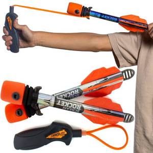 lot 47812 image: Toy Rocket Launcher for Kids Outdoor Toys Slingshot Rocket Launchers - Best Gifts for Boys & Girls All Ages - Fun Stocking Stuffers for Kids & Teen Boy Gifts for 8 9 10 11 12 Year Old Boys Gift Idea