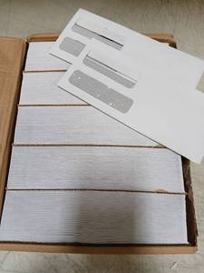 lot 47819 image: Double Window Security Envelopes, Self Sealing Box of 500