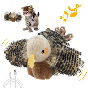 lot 47823 image: Gigwi Flapping Bird Cat Toy, Hangable Flying Bird Cat Toys for Indoor Cats, Interactive Motion Activated Chirping Cat Toy, Automatic Beating Wings with Catnip