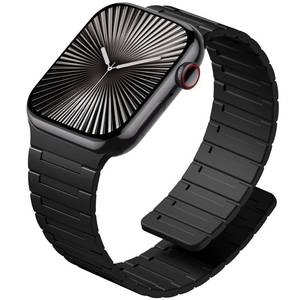 lot 54178 image: SNBLK Magnetic Watchband Compatible with Apple Watch Bands for Men 42mm 41mm 40mm 38mm Women, Silicone Sport Strong Magnets iWatch Strap for Series 11 10 SE 9 8 7 6 5 4 3 2 1, Black