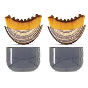 lot 54185 image: Lymphatic Contour Face Brush for Facial Massage, Rejuvenating & Depuffing - Manual Gua Sha Alternative for Jawline Lifting, Eye Bags, Double Chin & Neck Care(2Pcs)