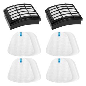 lot 54189 image: 2  4 Pack Filters for Shark Vacuum Navigator Lift Away Filter Replacement ZU503AMZ NV350 NV351 NV352 NV355 NV356E NV357 NV360 NV370 UV440 UV540, Parts XFF350 XHF350