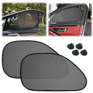 lot 54198 image: 2 Pack Universal Car Window Shade for Baby, Kids, and Pets - Side Sun Visor, UV Rays Protection - Perfect for Van, SUV