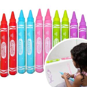 lot 54202 image: Crayola Scented Body Wash Pens, 10 Pack Washable Bath Paint in Assorted Colors, Non-Toxic for Toddlers and Kids Bathtime Fun