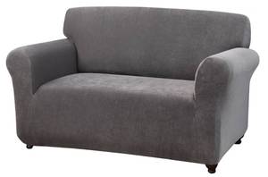 lot 55413 image: Madison Kathy Ireland Day Break Loveseat Slipcover, Charcoal