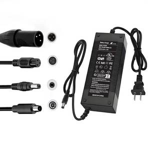 lot 55458 image: Brokeir UL Listed 42V 2A Replacement Electric Scooter Charger for 36V Hoverboard Charger with 5 Plugs, Compatible with Scooter Power Adapter