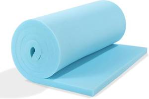 lot 101392 image: HOMBYS Upholstery Foam Memory, 12 Height 72 L x 24 W High Density Foam Padding Couch Cushion Support,Cut to Size Foam Furniture Replacement Pad for Sofa, Mattress Sag Support, 0.5 H, Blue