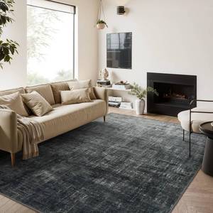 lot 201230 image: Retails for $140 Lahome Black 8x10 Area Rugs for Living Room, Boho Rugs for Bedroom Soft Dining Room Rug, Modern Abstract Ombre Non-Slip Low-Pile Throw Carpet for Playroom Home Office(8x10,Black and White)