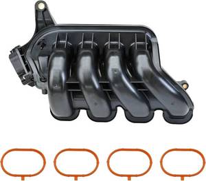 lot 201256 image: MITZONE Intake Manifold Compatible With 2003-2008 Toyota Corolla Matrix 2000-2005 MR2 2003-2006 PontiacVibe L4 1.8L (1794cc) Upper
