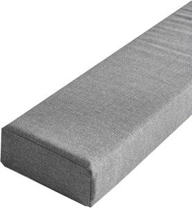 lot 301220 image: Custom Size Bed Gap Filler, SofaHeadboard Protection Cushion Mattress Support Bolster Armrest Pillow with Removable Cover, Bed Bridge WallBed Extender,Grey