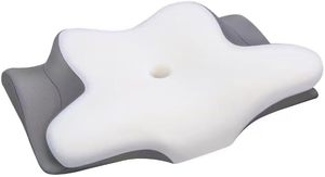 lot 301237 image: Cervical Neck Pillow, Memory Foam Pillows for Neck and Shoulder. Ergonomic Pillow with Breathable Ice Silk Cover