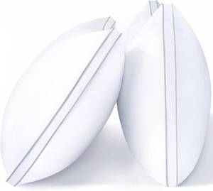 lot 301268 image: viewstar King Size Pillows Set of 2, Hotel Quality Cooling Down Alternative Gusseted Bed Pillows for Side, Back, or Stomach Sleepers, White