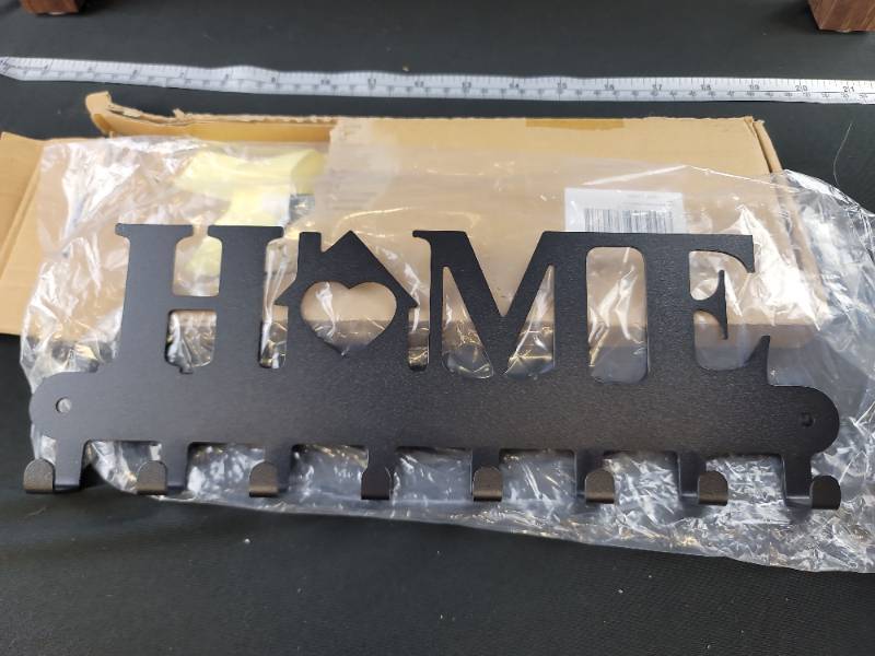 lot 10044 image: Metal HOME Wall Key Holder