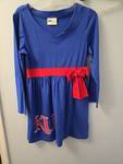 lot 5248 image: KU Jayhawks Long Sleeve Dress size l