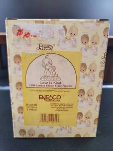 lot 12436 image: 1998 Precious Moments Love Is Kind Limited Edition Figurine Box