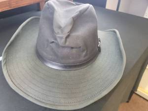 lot 12468 image: Collection 1960s Military Green Hat