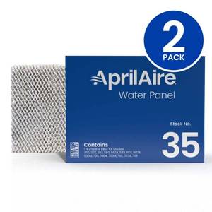 lot 23469 image: AprilAire 35 Replacement Water Panel for AprilAire Whole-House Humidifier Models 350  360  560  560A  568  600  600A  600M  700  700A  700M  760  760A  768 (Pack of 2)