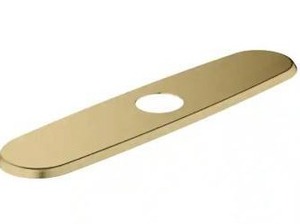 lot 23492 image: GROHE 10 in. Metal Escutcheon in Brushed Cool Sunrise