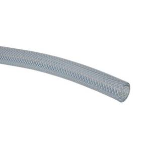 lot 23506 image: 2 in. I.D. x 2-12 in. O.D. x 2 ft. Clear Braided Vinyl Tubing