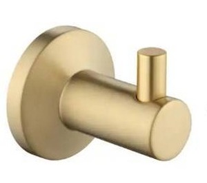 lot 23510 image: Glacier Bay Dorind Knob RobeTowel Hook in Brushed Gold