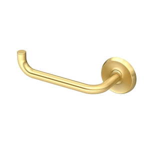 lot 23539 image: Gatco 5052 Designer II Euro Toilet Paper Holder  Brushed Brass
