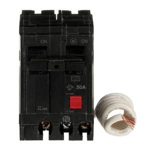 lot 23543 image: GE 50 Amp Ground Fault Circuit Interrupter (THQL2150GFT2P)