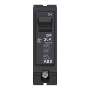 lot 23544 image: 20 Amp 1 in. Single Pole Circuit Breaker (THQL1120A)