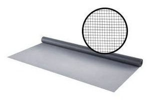 lot 23558 image: 36 in x 25 ft Silver Gray Fiberglass Window Screen Roll, lot of 4