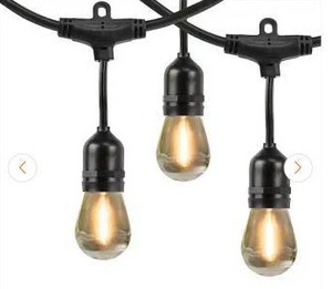 lot 23572 image: Hampton Bay 24-Light LED String Light Set