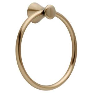 lot 23609 image: Delta 73846-CZ Lahara  Towel Ring  Champagne Bronze